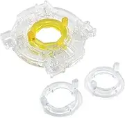 DGHAOP 4pcs Arcade Rocker Accessories Base 4/8 Way Restrictor Plate Gate JLF Series Joystick Fully Transparent Base Retaining Ring