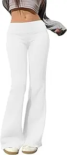 [PTOLOCIF] Women Low Waisted Skinny Pants Bootcut Stretchy Yoga Flare Pants Long Y2k Joggers Sweatpants Lounge Streetwear