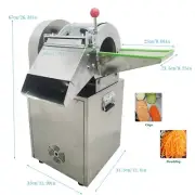 110V Vegetable Fruit Dicer Cutter Machine Onion Ginger Carrot Cabbage Cut Slicer