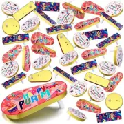 60 Pcs Purim Gragger Metal Noise Makers Colorful Party Noise Makers Bulk