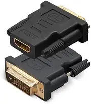 DVI Male Dual Link to HDMI Female Connector Converter PC HDTV Adapter Socket