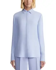 Lafayette 148 New York Scottie Silk Blouse