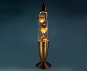 Metallic Gold Lava Lamp