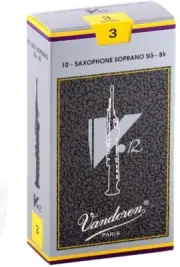 Vandoren Soprano Saxophone Reed - V12 - Grade 3.0 - Box of 10