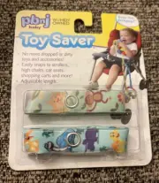 PBnJ baby Toy Saver Strap Holder Leash Secure Accessories Dinosaurs/Blue (2)