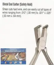 10 GERMAN T.C REGULAR DISTAL END CUTTER Cut & hold Orthodontic Instruments