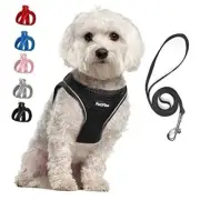 Step in Dog Harness and S | Neck: 12.6''-13.8'' Chest:16.1''-17.7'' | Black