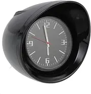 ULTECHNOVO 1 Set Car Clock Dash Stick Clock Cars Office Clock Automotive Battery Clock Car Refit Clock Car Mini Clock Mini Desktop Clock Car Interior Clock Black Zinc Alloy Shell