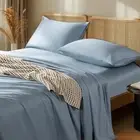 1000 Thread Count 100% Egyptian Cotton Sheets Set King, 4 Piece Sets Bed