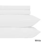 Big Sleep Microfiber Sheet Set White Single