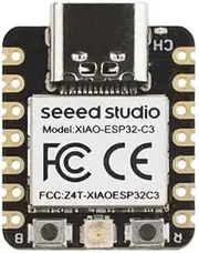Seeed Studio XIAO ESP32C3 - Tiny MCU Board with Wi-Fi and BLE for IoT Controlling Scenarios. Microcontroller with Battery Charge, Power Efficient, and Rich Interface for Tiny Machine Learning. …