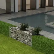 Gabion Basket Galvanised Steel 120x30x50 cm vidaXL