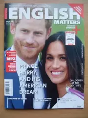 PRINCE HARRY & MEGHAN MARKLE on front cover ENGLISH MATTERS 3-4/2018 in. Korn
