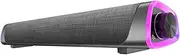 Wired Soundbar Speaker for Home Office Dual Speaker Audio System with Sound for Computer and Dormitory Use Sleek Design Portable and Practical