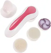 OATIPHO Electric Facial Cleansing Brush with Exfoliating Heads Portable Face Cleaner for Women for Daily Deep Cleansing and Gentle Exfoliation