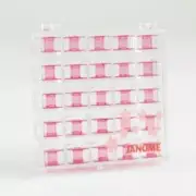 Janome Sewing Machine Pink Cherry Bobbins with Storage Case New