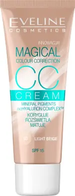 Eveline Magical Color Correction CC Cream SPF15 50 Light Beige 30 ml