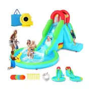 Whubefy Water Slide, Inflatable Water Slide Park Bounce House for Kids 3-6 wi...