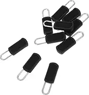 COOPHYA Zipper Pull Replacements 10pcs Metal Zipper Pulls for Repair Detachable Handles for Luggage Backpack