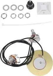YARNOW 1Set Ukulele Pickup with Volume Control Knob Durable Acoustic Guitar Violin Transducer Piezo Pickup for Musical Instruments Practical Convenient Music Accessories