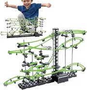 Marble Maze Track & Race Game - Marble Maze Game Marble Runs,Race Game Science Marble Roller Coaster Kit for Ages 14 and Up