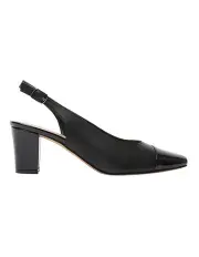 [Easy Steps] Nikita Heeled Shoes in Black/Patent Leather
