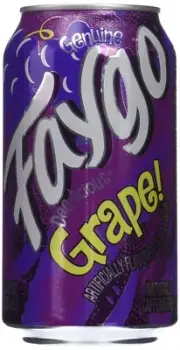 Faygo Grape Soda Pop, Two 8 Paks,16-12 Oz Cans Total