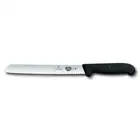 Victorinox Fibrox Bread Knife 21cm | Wavy Edge | Black