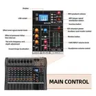 Audio Mixer 6 Channel Streaming Mixing Console Sound Board For DJ Studio Spare