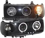 Car Accessories Headlight Assembly LED DRL Front Lamps Turn Signal Head Light Compatible For Land Cruiser FJ80 LC80 1990-1997