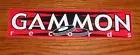 Gammon Records Logo Bumper Sticker Promo RARE 8x2