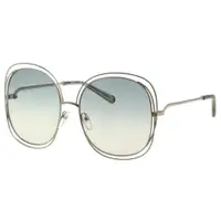 在飛比找ETMall東森購物網優惠-Chloe 大方面 太陽眼鏡(槍色)CE126S