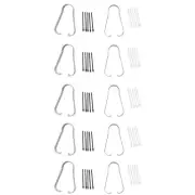 50Pcs Stylus Tips Nibs with Metal Clip for Galaxy S6/S7/S7+/Note10/Note6746