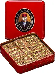 Hafiz Mustafa 1864 Istanbul, Turkish Delight, Dessert Snacks, Ottoman Kadaif - Turkish Sweets Tray Gift Ideas for Birthday, Christmas