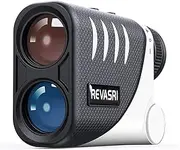 [REVASRI] Range Finder for Golf, Disc Golf, Measure in Feet Yards Meters, 1500 Yards Laser Rangefinder with CR2 Battery