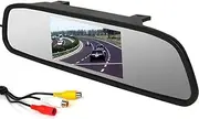 4.3 Inch Car Monitor Mirror Glass TFT LCD Car Rear View Monitor Parking Rearview System for Backup Reverse Cameras