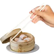 10 Pairs Reusable Bamboo Chopsticks Chinese Food Wooden Skewer Eco-Friendly