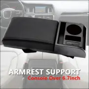 Organizer For Sedan Interior Box Arm Rest Support Cushion With USB Sliding Pad; (for: Mazda)