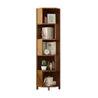 Randy & Travis Machinery 5-Shelf Corner Bookcase Industrial Bookshelf Display St