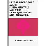 LATEST MICROSOFT AZURE FUNDAMENTALS: AZ-900 EXAM QUESTIONS AND ANSWERS