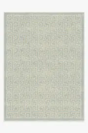 275' x 365' | Machine Washable Runner Rug | Kid & Pet Friendly | Indoor Rug | Rove Soft Aqua Flatwoven Rug | Ruggable