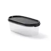 Tupperware New Modular Mate Mates Oval 1 Storage Container Black Seal