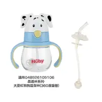 在飛比找蝦皮商城優惠-【Nuby】吸管配件組-晶透杯系列-大麥町狗狗造型杯_360