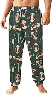[Generic] Men's Sweatpants, Simplistic Football Layout-20, Polyester Joggers, Sweatpants Jogging Pants for Workout Running