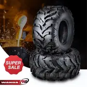 SET 2 WANDA DEEP TREAD MUD ATV TIRES 24x11-10 24X11X10 6PR