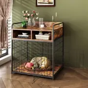 Small Dog Crate Furniture, Puppy Dog Kennel Indoor, Wood Dog Cage Table with ...