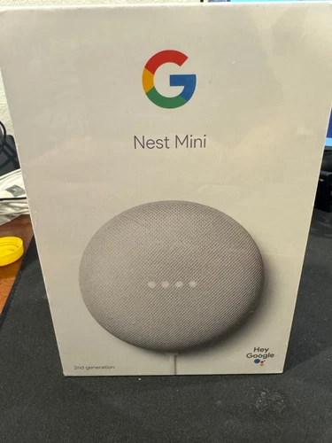 Brand New Google Nest Mini (2nd Generation) Smart Speaker - Chalk