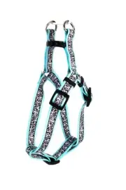 Chantilly Teal Step-in Dog Harness 1" Wide and Fits Chest Circumference of 25...