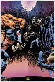 Print Ad 1993 Batman vs Bane Knightfall DC Comics Original Promo Poster Art