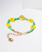 Yellow Smiley Face Bracelet